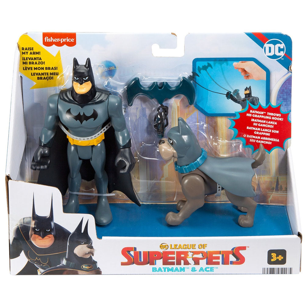 Fisher-Price DC League of Super-Pets Super Hero & Pet Figures