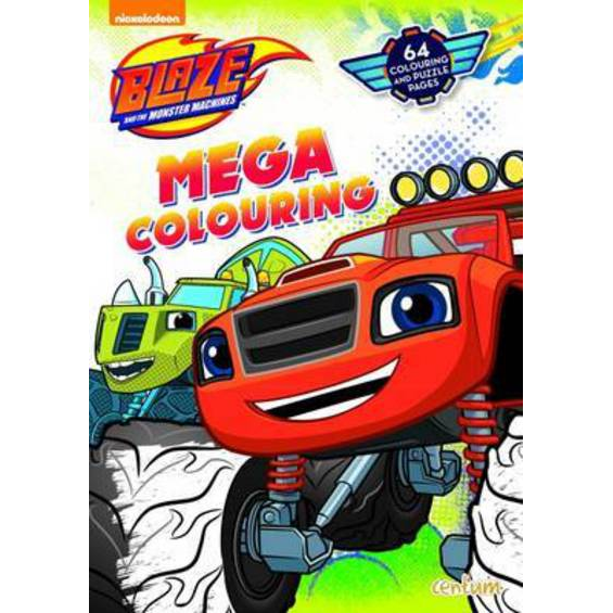 Blaze and the Monster Machines: MEGA Colouring