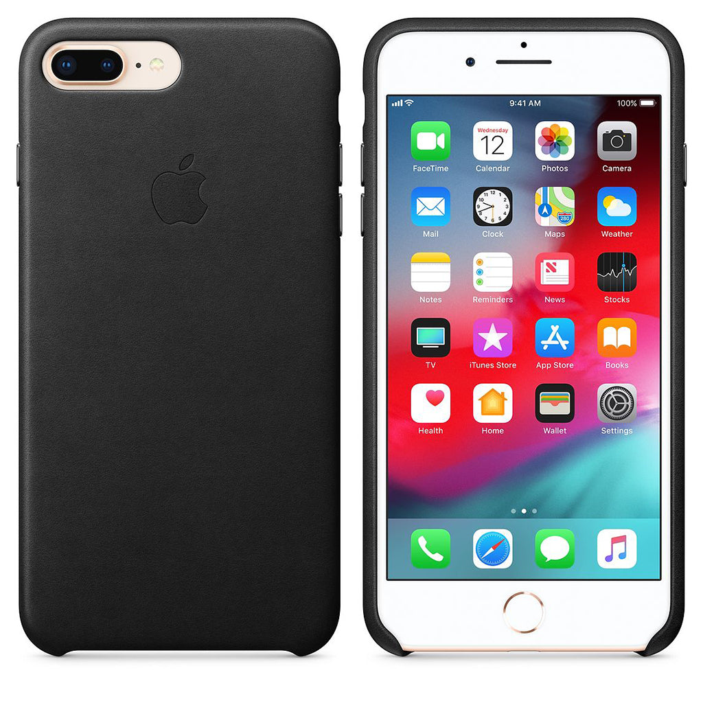 Apple iPhone 7 Plus/8 Plus Leather Case - Black