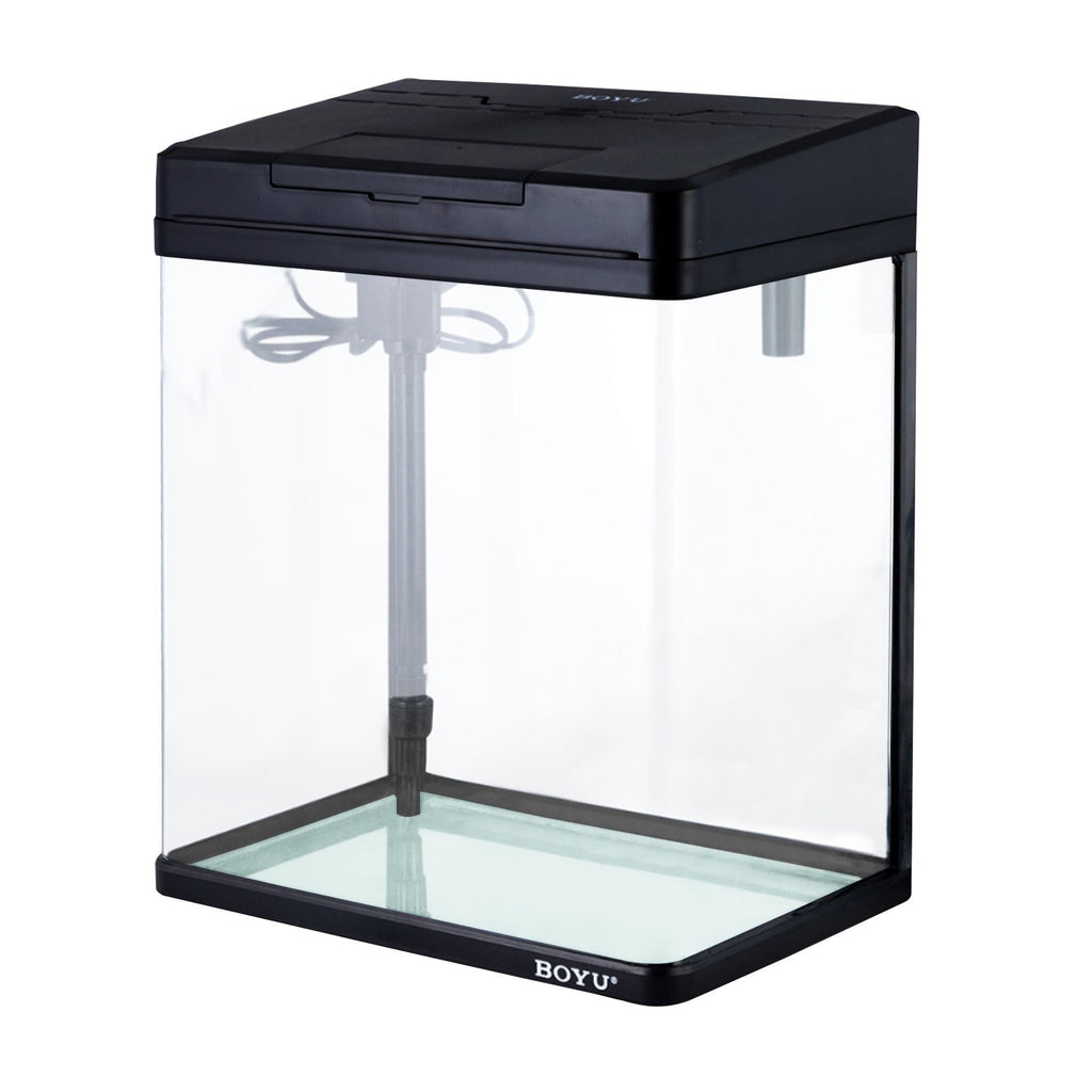 34L Complete Aquarium Kit With Bio Filter System LED Kit Curved Design