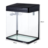 34L Complete Aquarium Kit With Bio Filter System LED Kit Curved Design
