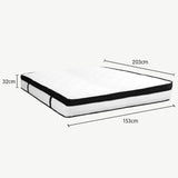 Laura Hill Queen Mattress with Euro Top - 32cm