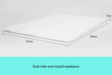 Laura Hill High Density Mattress foam Topper 7cm - Double