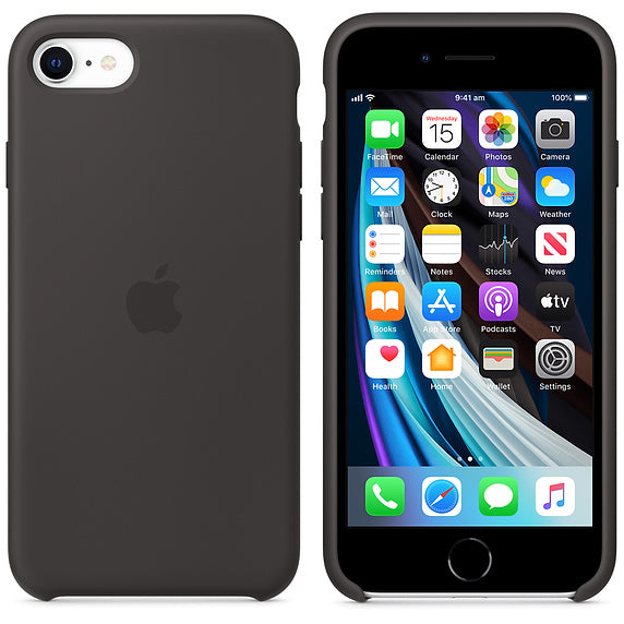 Apple Silicone Case iPhone SE - Black
