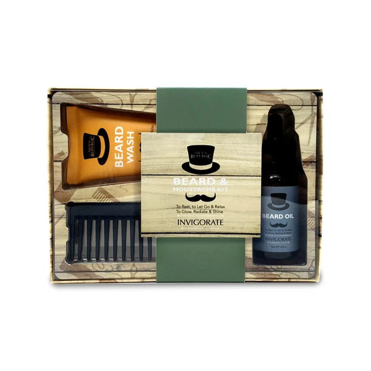 Men's Republic Grooming Kit - Beard & Moustache Care