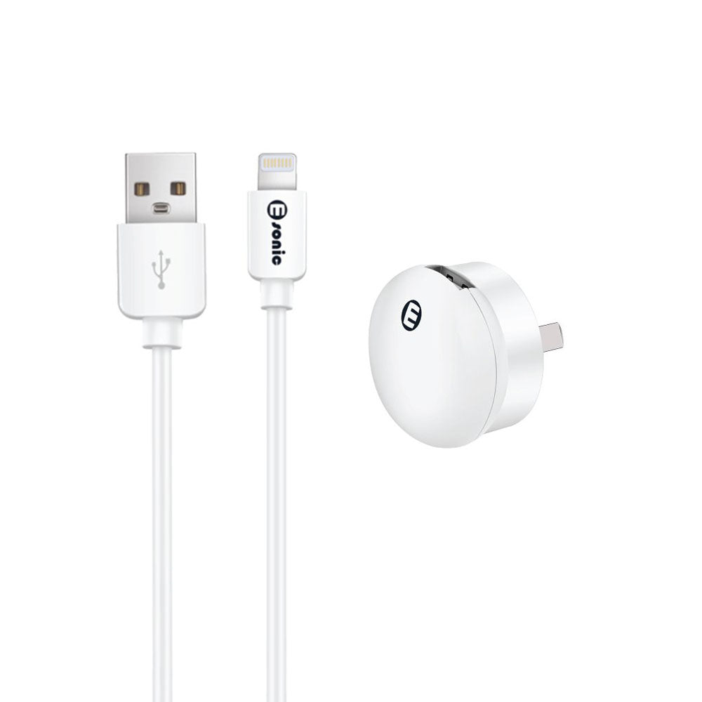 Esonic Mini Wall Charger with Lightning Cable for iPhone/iPad