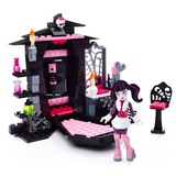 Monster High Mega Bloks Draculaura Vamptastic Room 128 Pieces