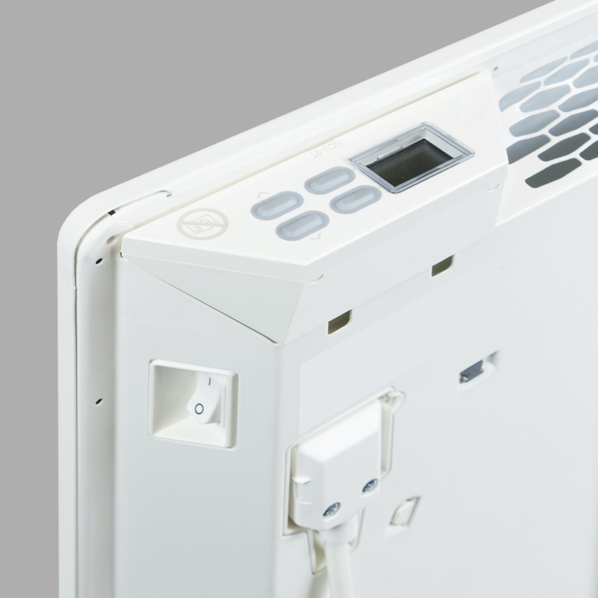 Nobo 2400W NTL4S24-FS40 Electric Panel Heater Thermostat & Castors