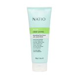 Natio Acne Clear Pores Detoxifying Face Scrub With Jojoba Beads 100g