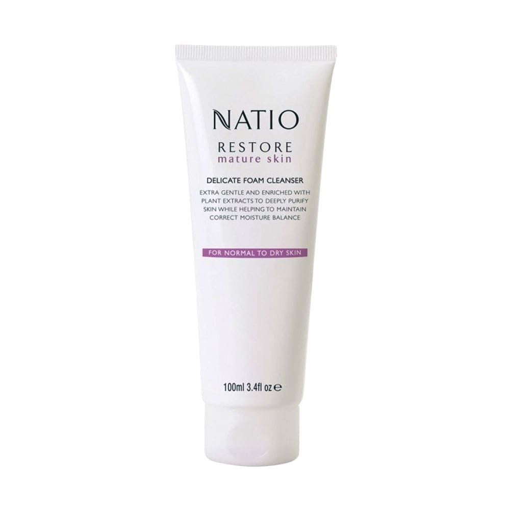 Natio Restore Mature Skin Delicate Foam Cleanser 100ml