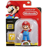 World Of Nintendo - Mario with Question Block Action Figure 4"