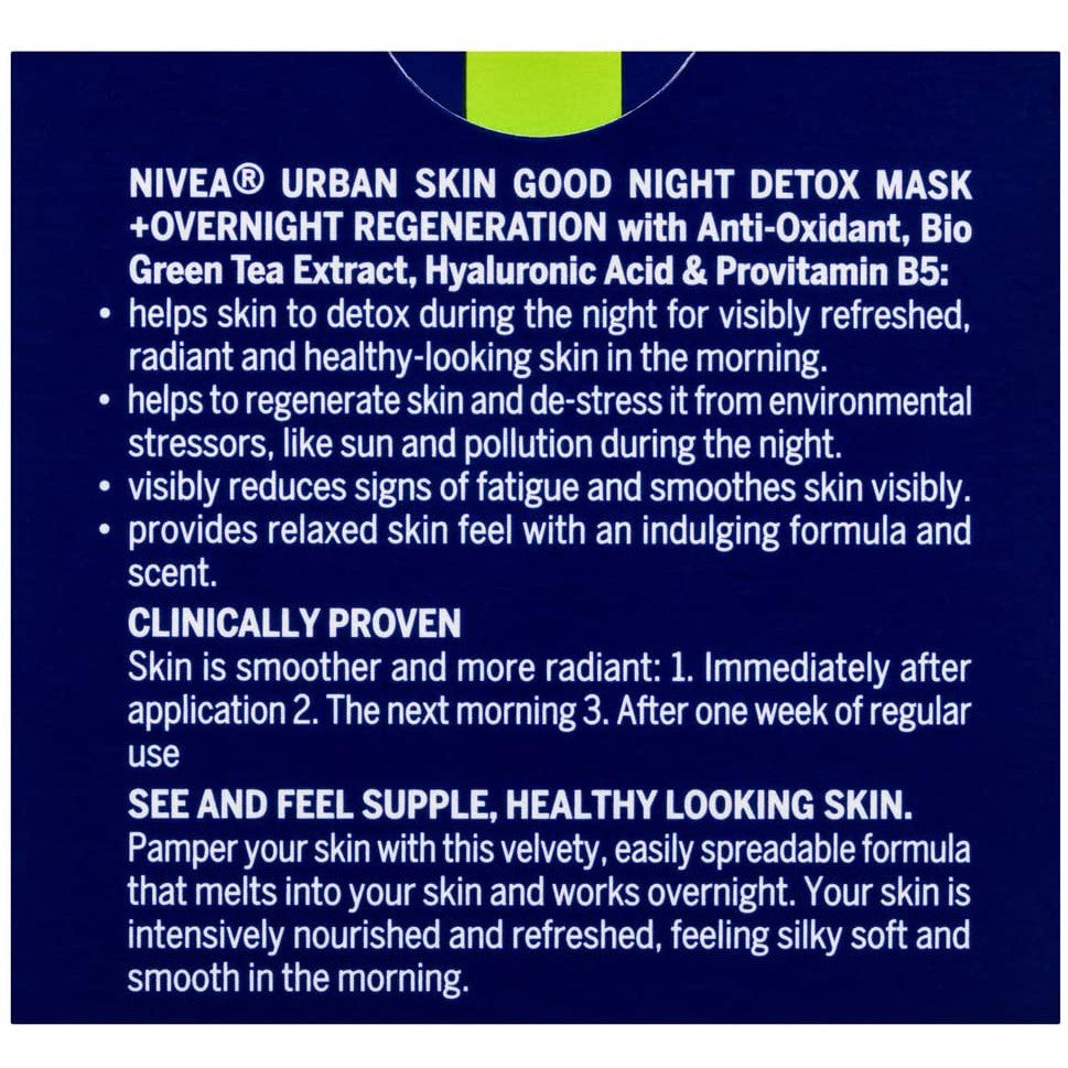 Nivea Detox Mask Urban Skin Good Night 50ml