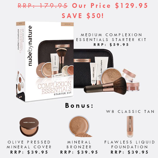 Nude By Nature Pack 10 (Medium Complexion)