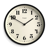 Newgate Number Four Wall Clock Matte Black