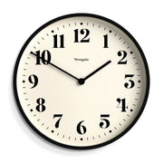 Newgate Number Two Wall Clock Matte Black