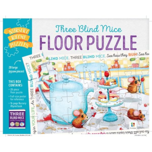 Nursery Rhyme Puzzles Three Blind Mice Floor Puzzle