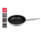 Omega Fry Pan 24cm (Stainless Steel + Non Stick)