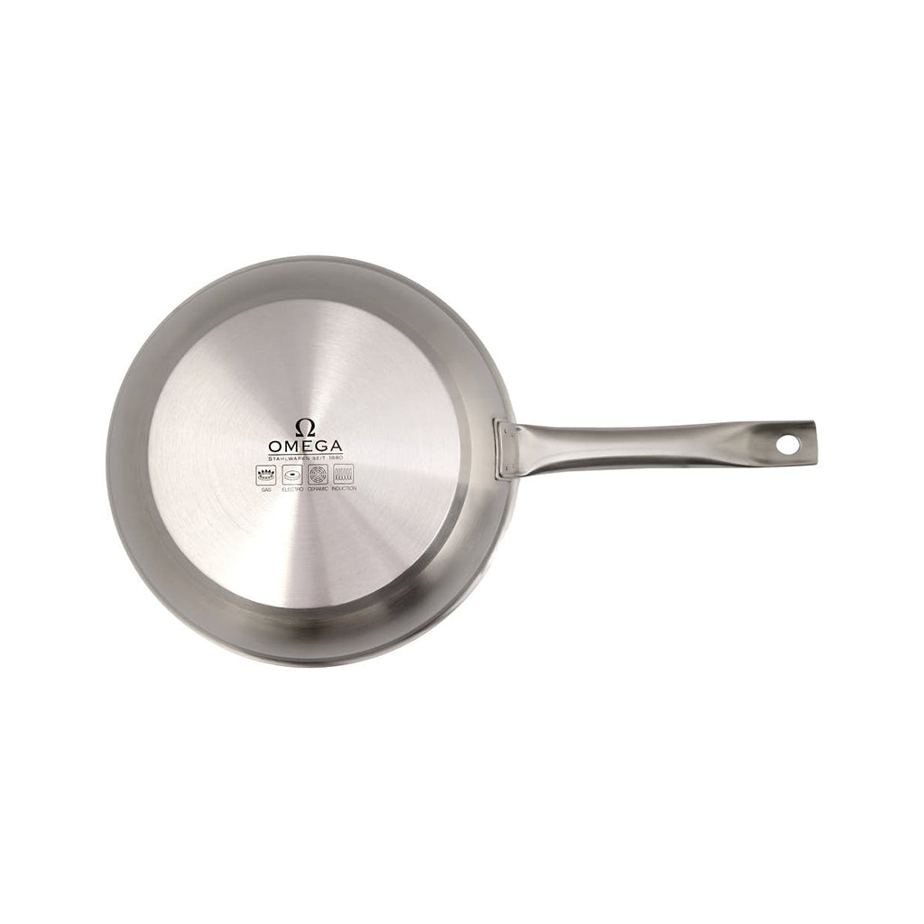 Omega Fry Pan 24cm (Stainless Steel + Non Stick)