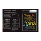 Kaleidoscope Etch Art Creations: Hand Lettering