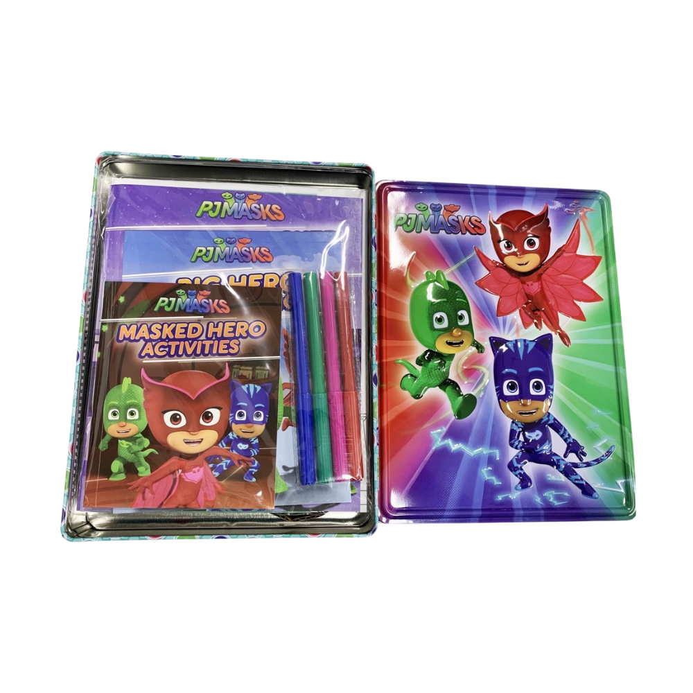 PJ Masks Action Packed Activity Tin