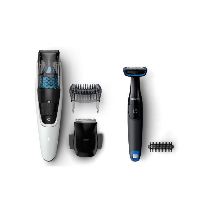 Philips S7000 Vacuum Beard Trimmer (Bonus Body Groomer)