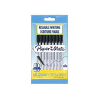 2 Pack x Paper Mate Ballpoint Pen Black - 1.0mm - 8pc