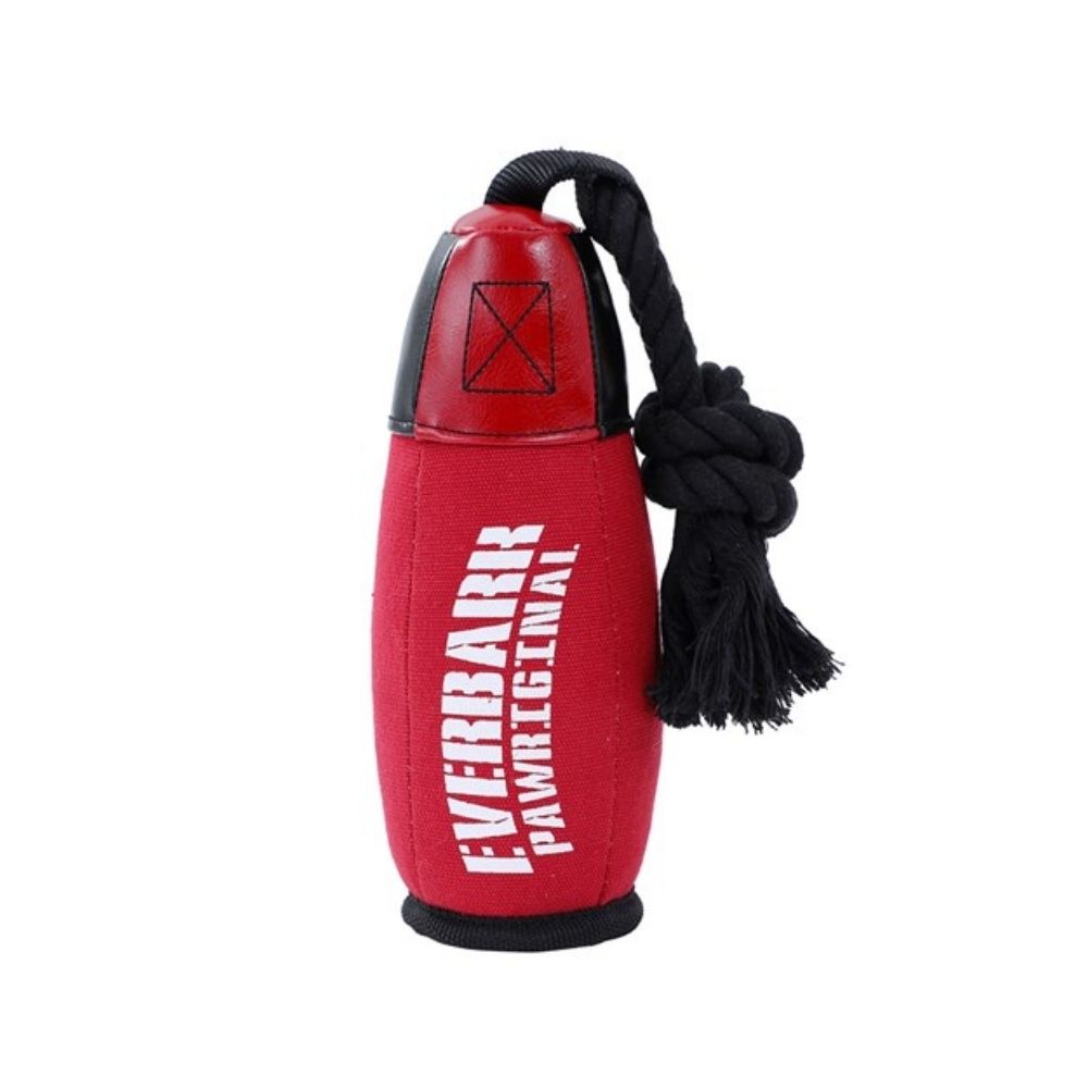 Paws & Claws Everbark Boxing Sand Bag Pet Toy - Red - 22x15cm