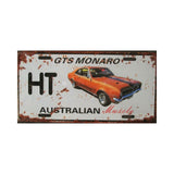 Aussie Vintage Muscle Car Plate Sign