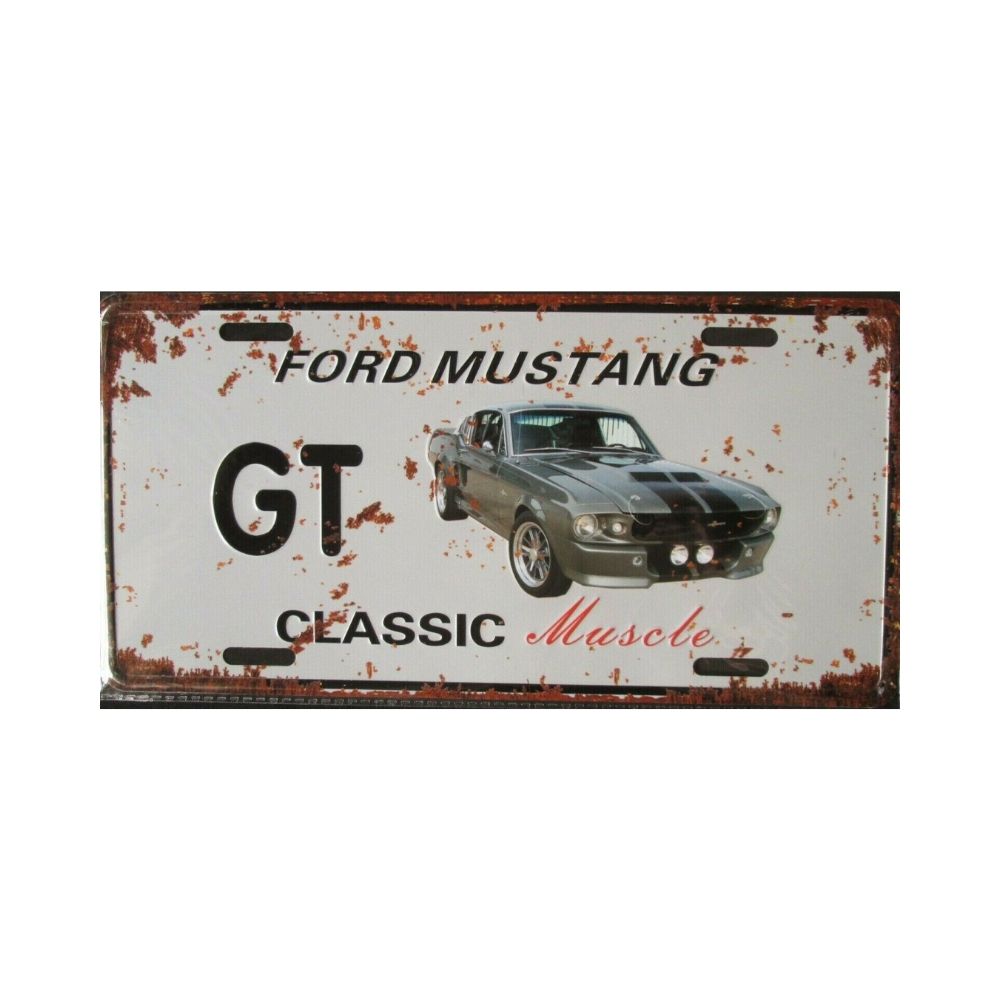 Aussie Vintage Muscle Car Plate Sign