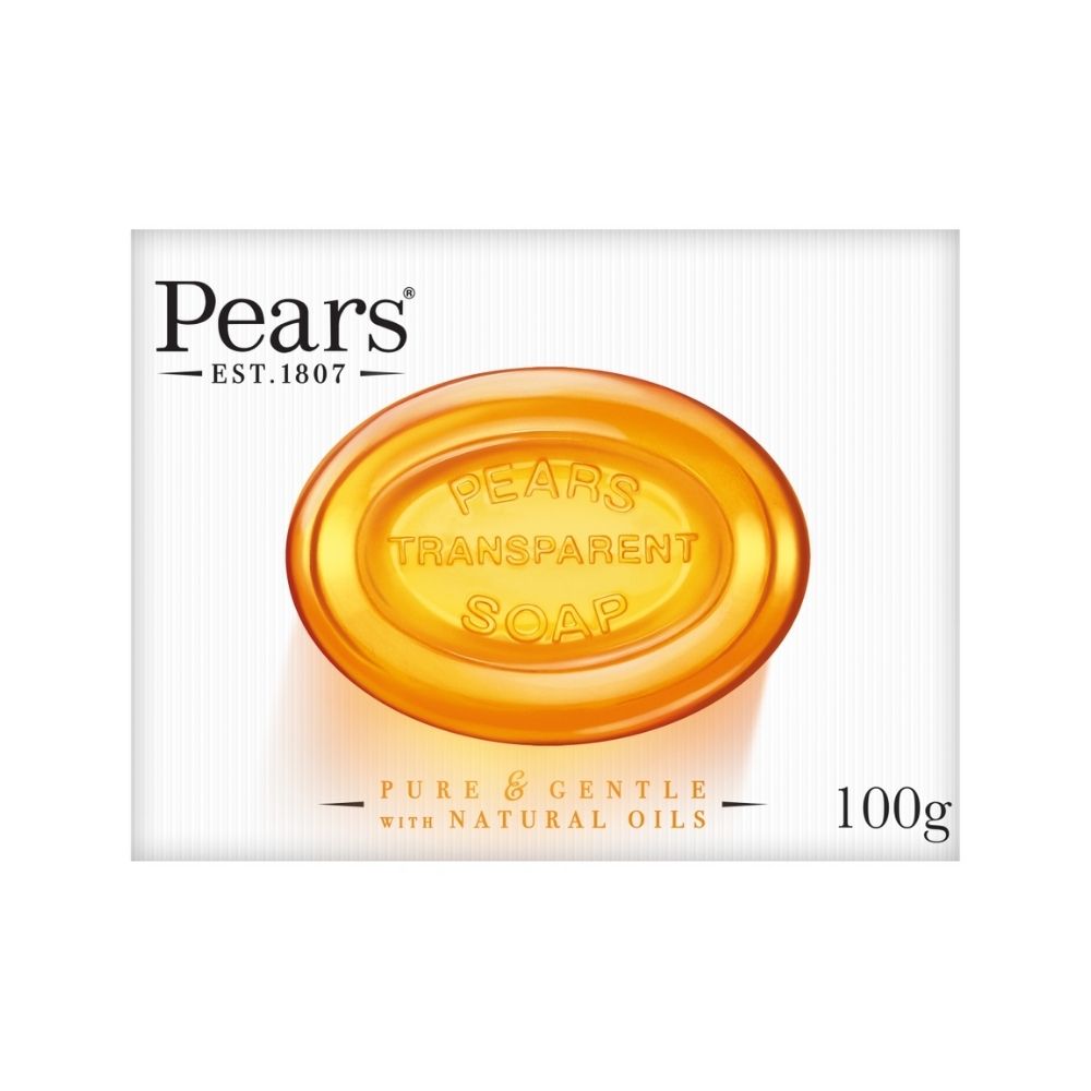 Pears Pure and Gentle With Natural Oils Bar Soap 100g