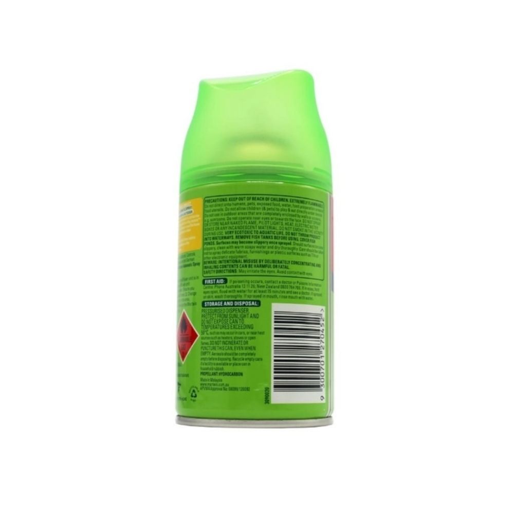 Mortein Multi-Insect Automatic Spray Refill Citronella Indoor & Outdoor 154g