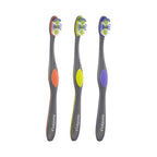 Colgate 360° Floss Tip Bristles Toothbrush - Medium -  3 Pack