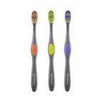 Colgate 360° Floss Tip Bristles Toothbrush - Medium -  3 Pack