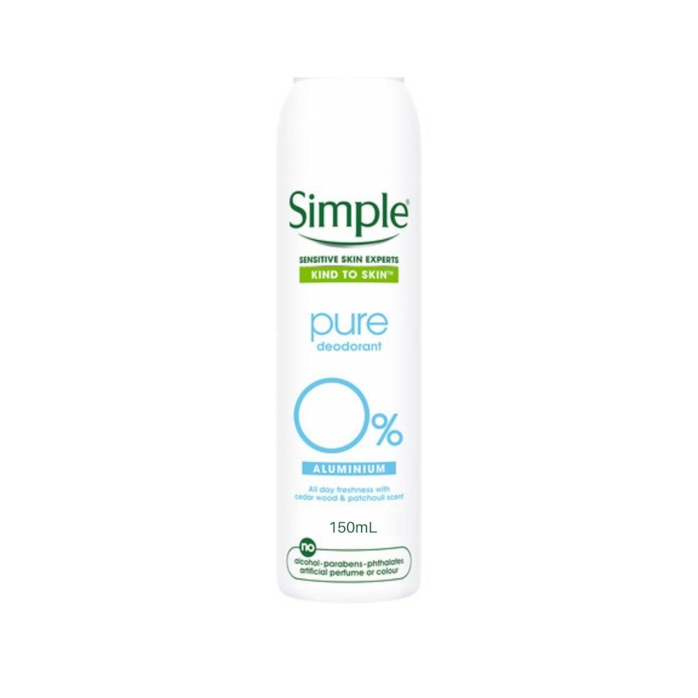 Simple Kind to Skin Pure Deodorant Spray 150ml