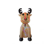 Deluxe Inflatable Reindeer with Multi LED Disco lights 2.45m