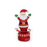 Light Up Inflatable Spinning Santa 1.8m