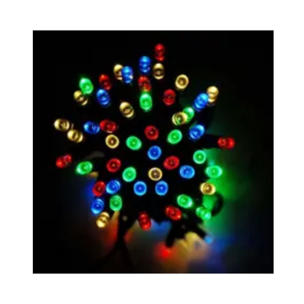 100 LED Multi-Coloured Battery Powered Fairy Lights 6m