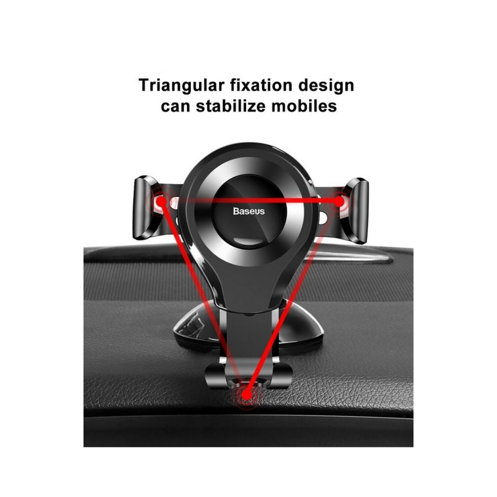 Baseus Gravity Osculum Auto-Lock Suction Cup Car Mount Phone Holder
