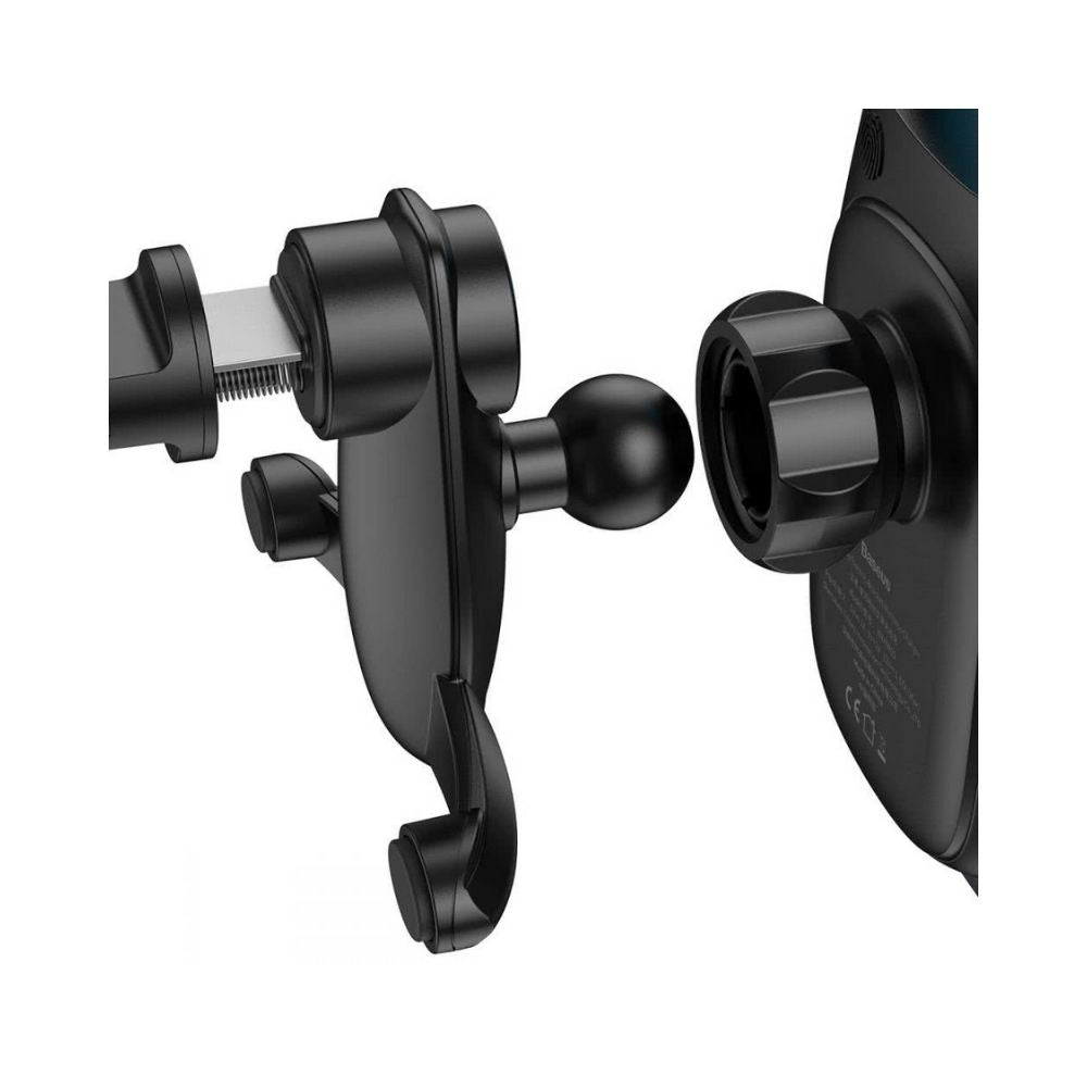 Baseus Milky Way Car Mount with Qi Wireless Charger - 15W