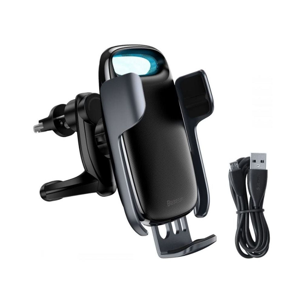 Baseus Milky Way Car Mount with Qi Wireless Charger - 15W