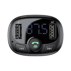 Baseus FM Transmitter T Typed Dual USB Car Charger and Bluetooth MP3 Player