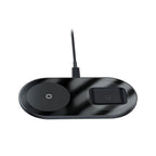 Baseus 2-in-1 Wireless Charger - Black
