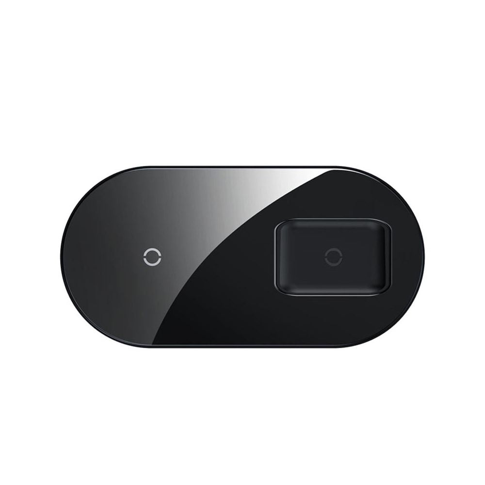 Baseus 2-in-1 Wireless Charger - Black