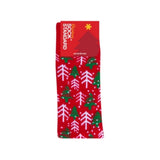 Christmas Charm Socks - Red Christmas Trees