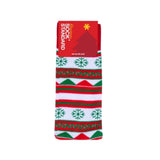 Christmas Charm Socks - White Christmas Pattern