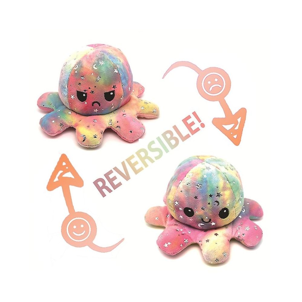 Reversible Flip Mood Plush Toys 30cm
