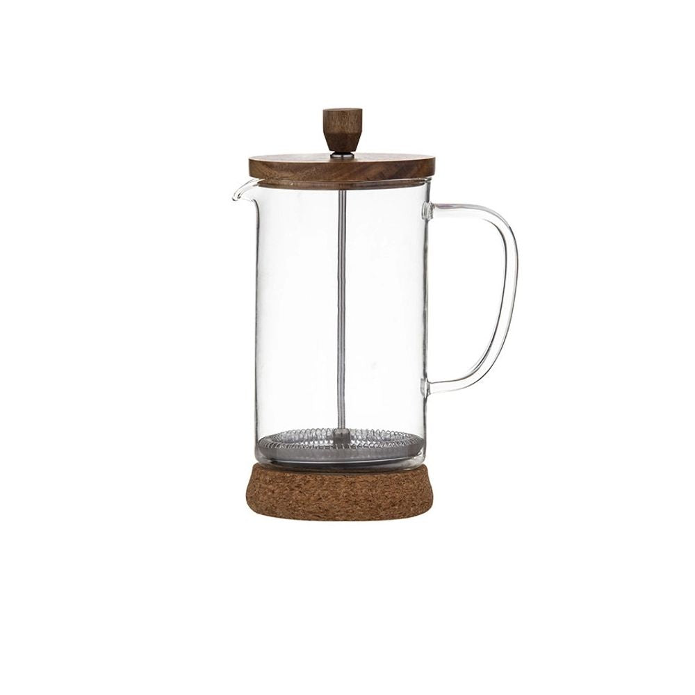 Leaf & Bean Naples Coffee Plunger with Cork Base - 900ml