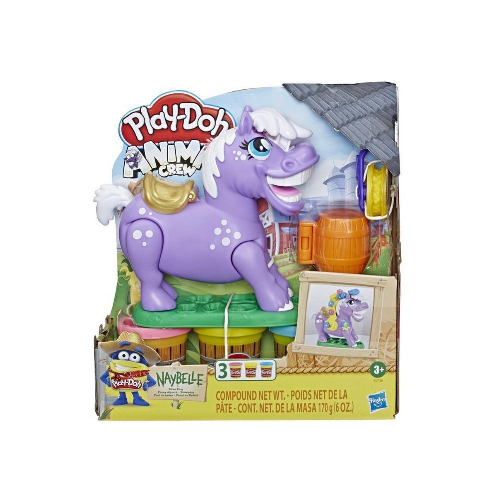 Play-Doh Animal Crew Naybelle Show Pony Farm Animal Playset