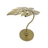 Amalfi Gold Monstera Table Lamp - 38x31x40cm