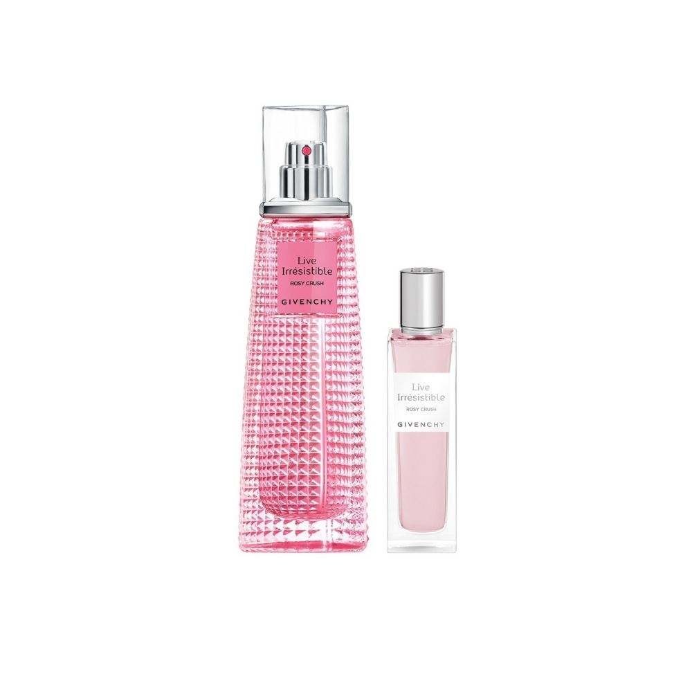 Givenchy Live Irresistible Rosy Crush EDP 50ml & 15ml Perfume Set